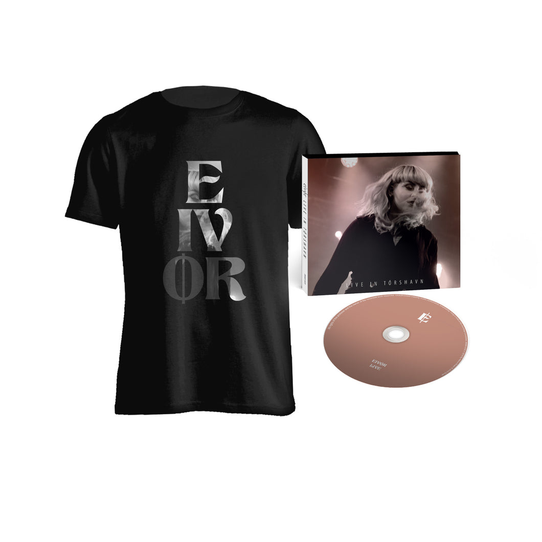 Eivør - Live in Tórshavn CD + T-Shirt Bundle - Eivor Official Merchandise
